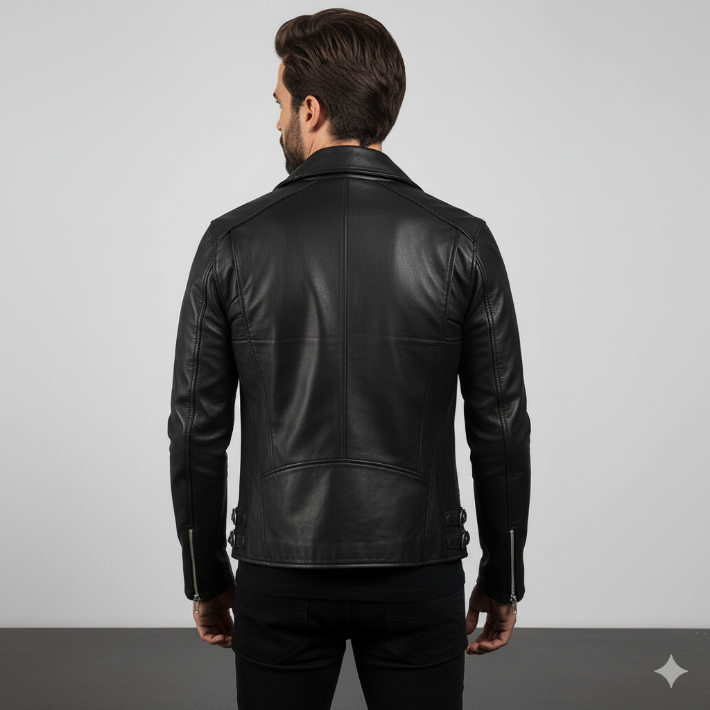 Men's Mystical Black Leather Jacket – The Jacket Maker