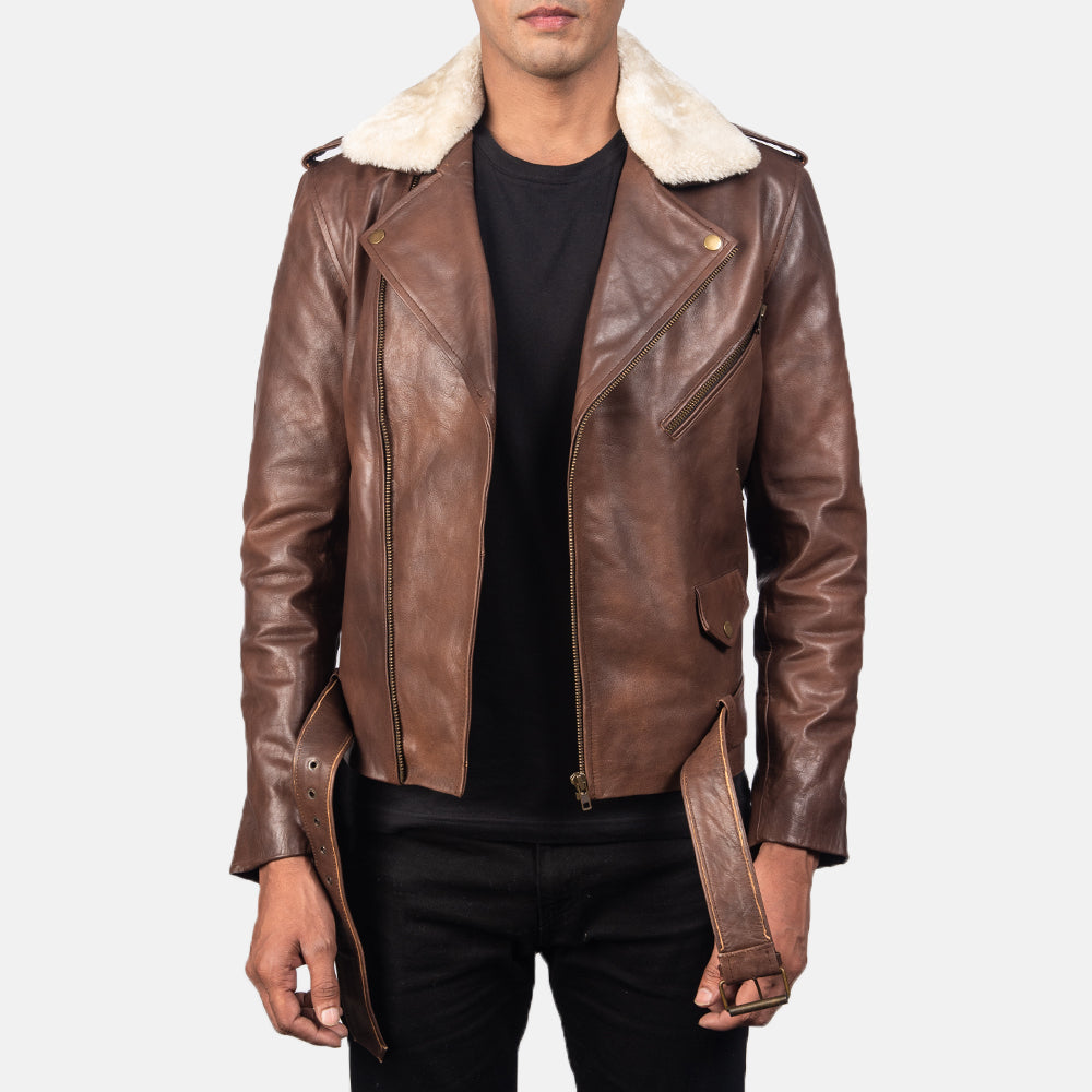 Elite Premium Leather Biker Jacket BR-99